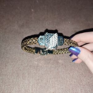 Attack On Titan Leather Bracelet
